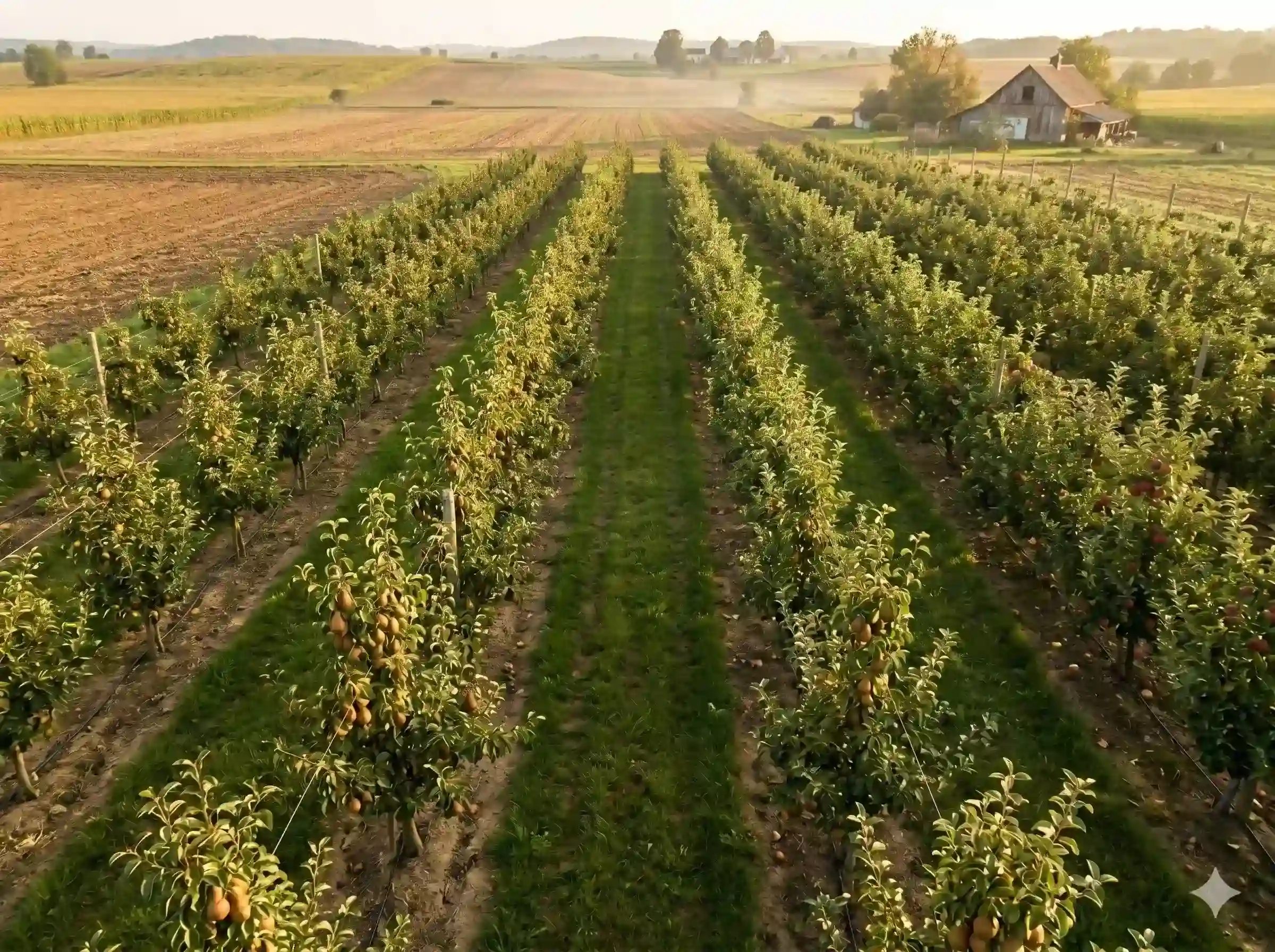 Nuestro vivero de árboles frutales - plantación